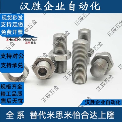 细牙内六角型调整螺栓不锈钢ANBS20-50/60/70/80/90/100/120PAS15