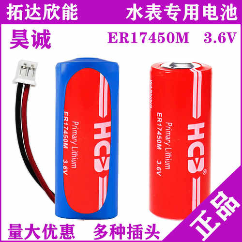 昊诚ER17450M3.6V水表IC卡电池
