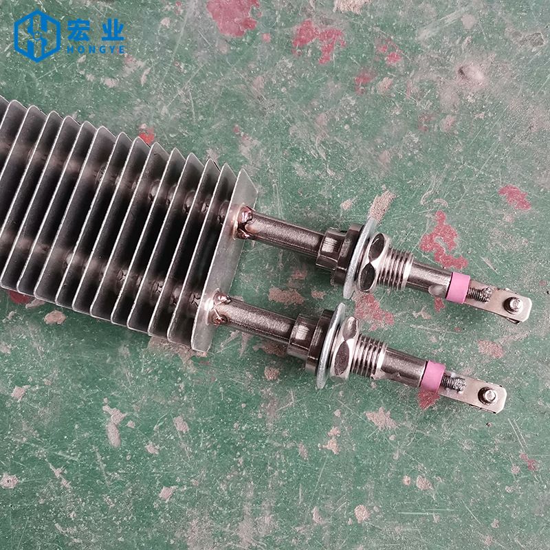 方翅片电加热器不锈钢方形散热片干烧电热管烘箱火车座垫取暖厂价