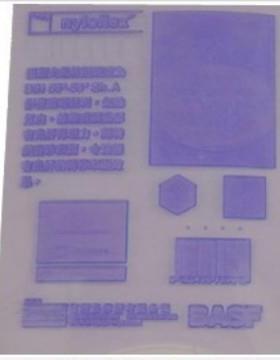 GOLDA116上光油版,耐磨,精准。