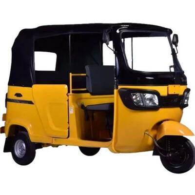 出口款TVS三轮车 三排座RE嘟嘟车 带蓬带雨棚电动观光车 tuk-tuk