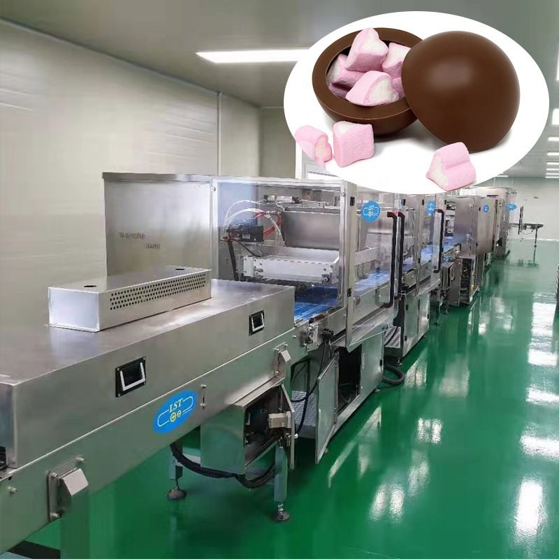 奇趣蛋巧克力生产机3D浇注线巧克力生产设备卡通造型巧克力设备