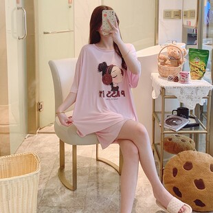 短裤 短袖 两件套ins风洋气甜美公主风套头家居服 夏季 230斤胖mm大码