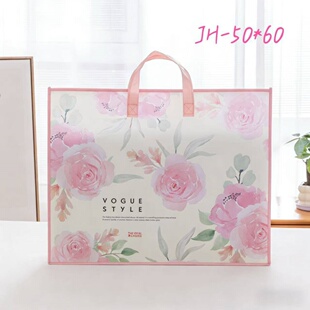 夏凉被包装袋家纺手提袋覆膜无纺布背面透明拉链款礼品袋可定制