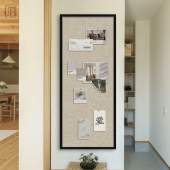 ins毛毡墙贴照片墙软木墙板免打孔照片背景墙留言板客厅玄关墙面