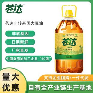 非转基因纯香大豆油商用家用营养纯香三级食用油5L批整箱
