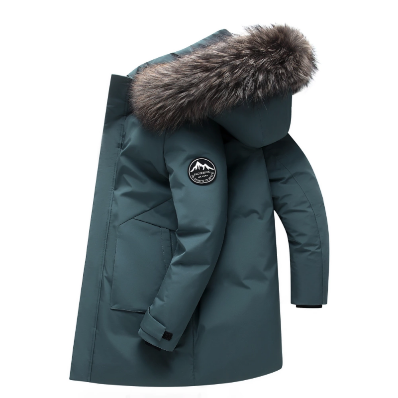 中长款羽绒服男保暖加厚防风