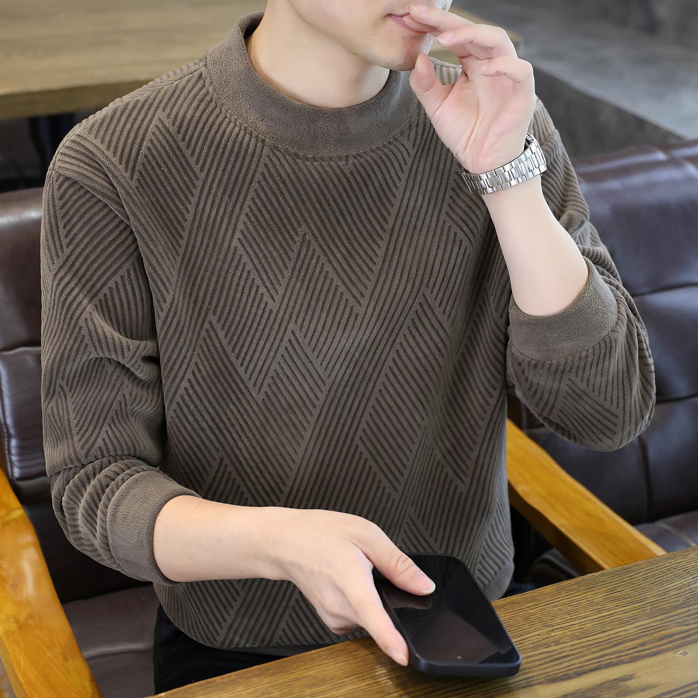 卫衣男2025新款加厚保暖长