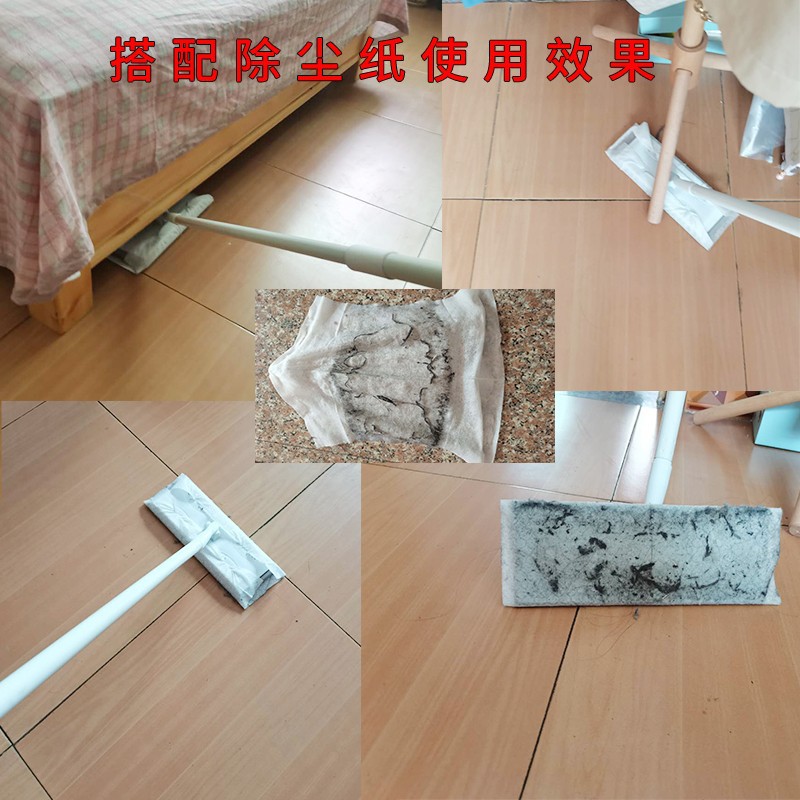加厚菱形静电除尘纸一次性除尘拖把干巾家用吸尘不扬尘拖把干抹布