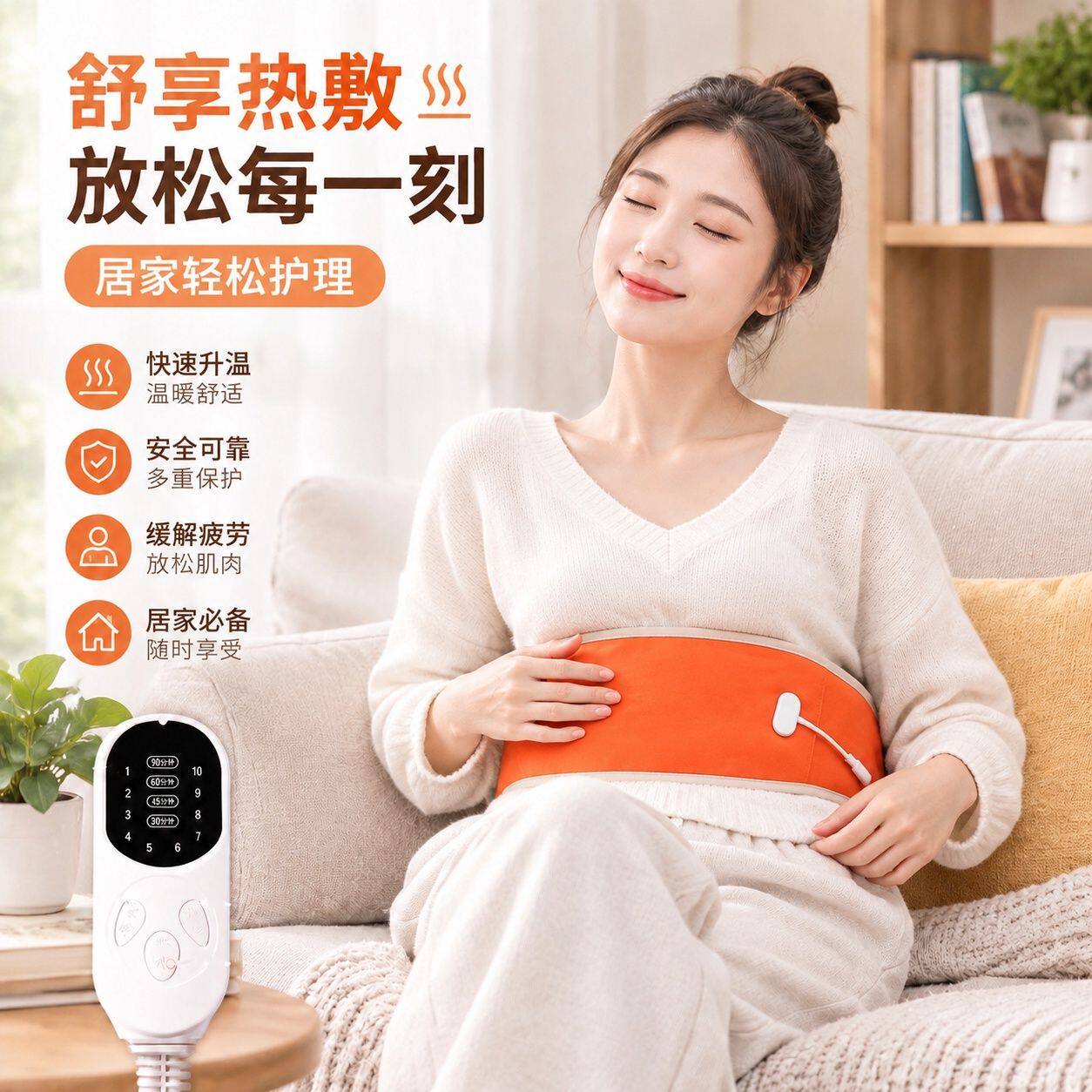 艾灸包热敷袋女士肚子美