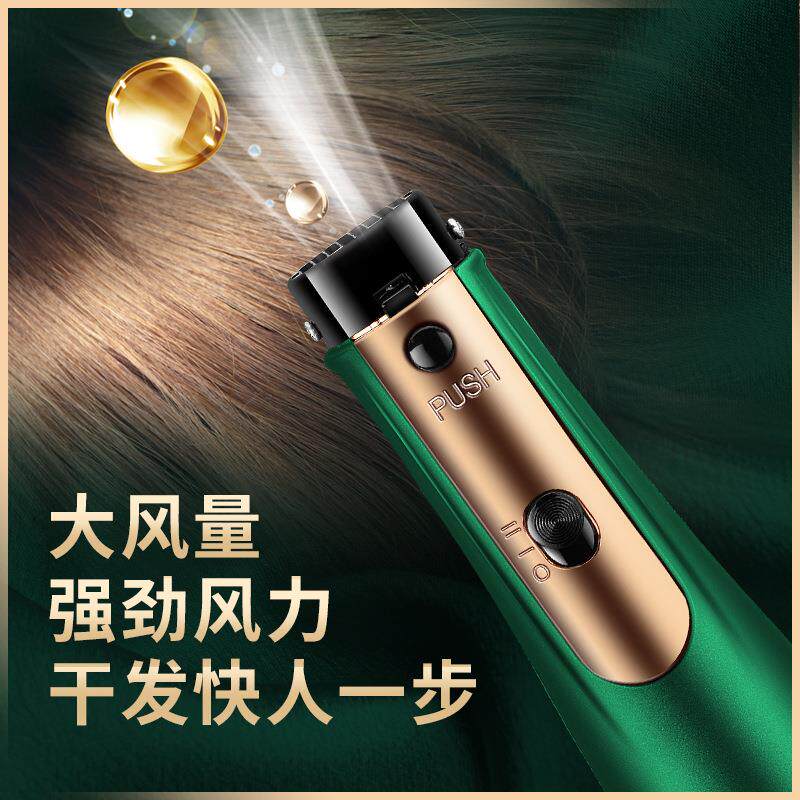 现货跨境梳三合一吹风机卷直z干湿多功能卷发器直发梳电吹风筒