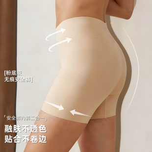 打底裤 凉感高腰收腹内裤 凝脂肤无痕隐形粉底液安全裤 PynkiSwear