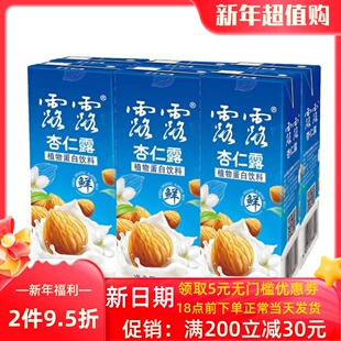 露露杏仁露250ml*6/12盒 24盒 可选 经典原味 植物蛋白饮料