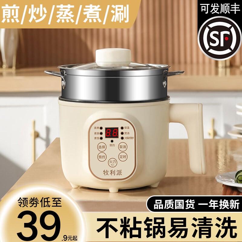 电煮锅多功能家用迷你一体型电热