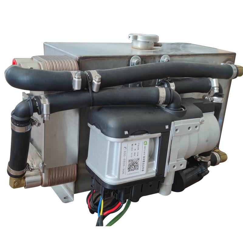 房车地暖加热水暖热水暖风一体机12v5000w床车柴暖发动机暖风水箱