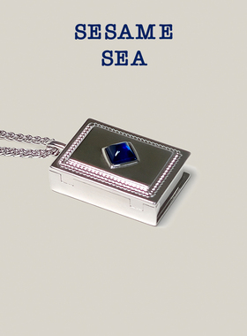 SESAME SEA 祈祷书项链 可开合吊坠 小众高级气质耳钉 特价