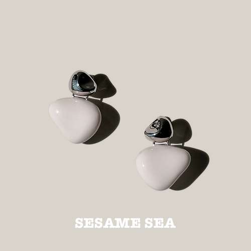 SESAMESEA简约立体几何耳环
