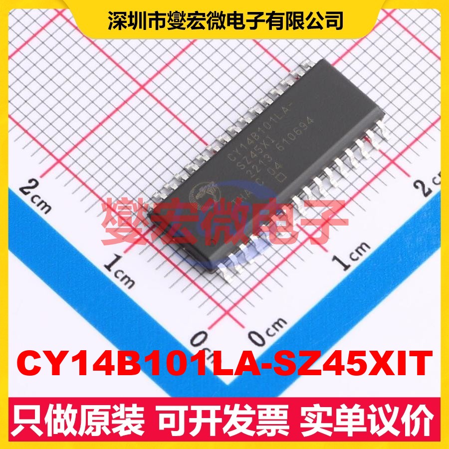 CY14B101LA-SZ45XIT SOIC-32 1Mbit SRAM静态随机存取存储器芯片