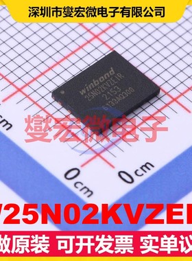 W25N02KVZEIR WSON-8-EP(6x8) 2Gbit NAND FLASH存储器芯片IC