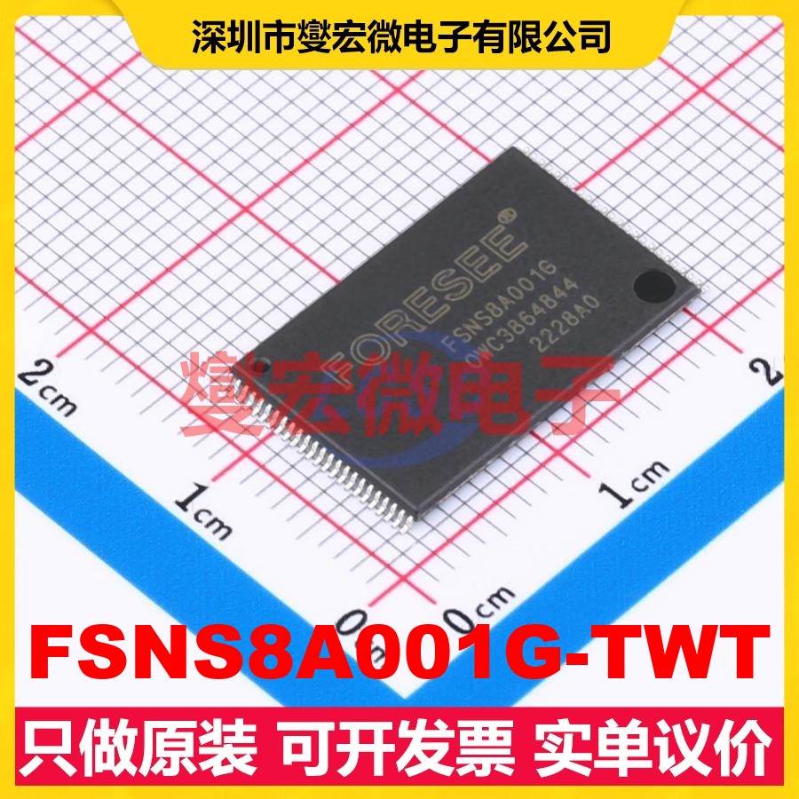 FSNS8A001G-TWT TSOP-48L 1Gbit NAND FLASH存储器芯片IC
