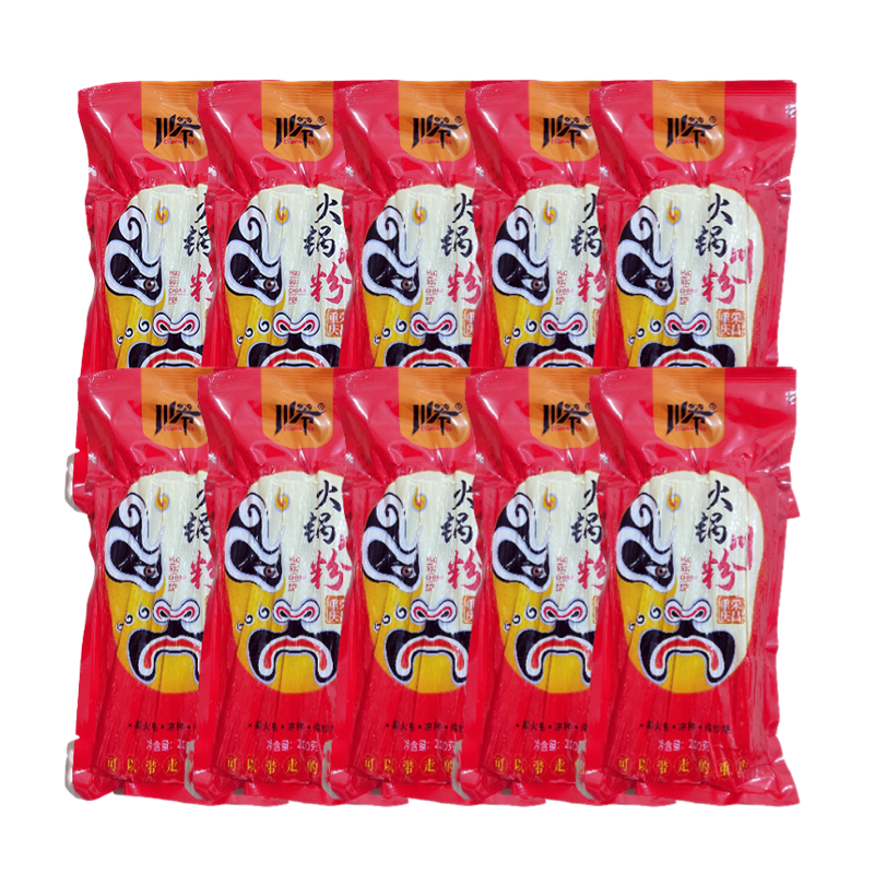 川爷重庆火锅川粉200g袋装宽粉苕皮汤锅凉拌炖炒烧烤餐饮家用劲道