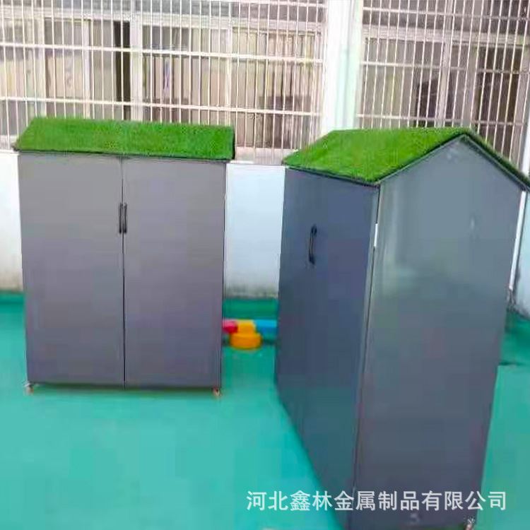 幼儿园户外涂鸦柜玩具教具收纳柜可移动黑板柜厂家供应-封面