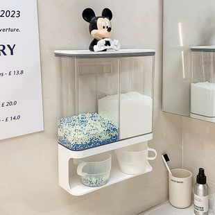 洗衣粉收纳盒按压家用大容量专用壁挂防潮洗衣凝珠神器储存盒子