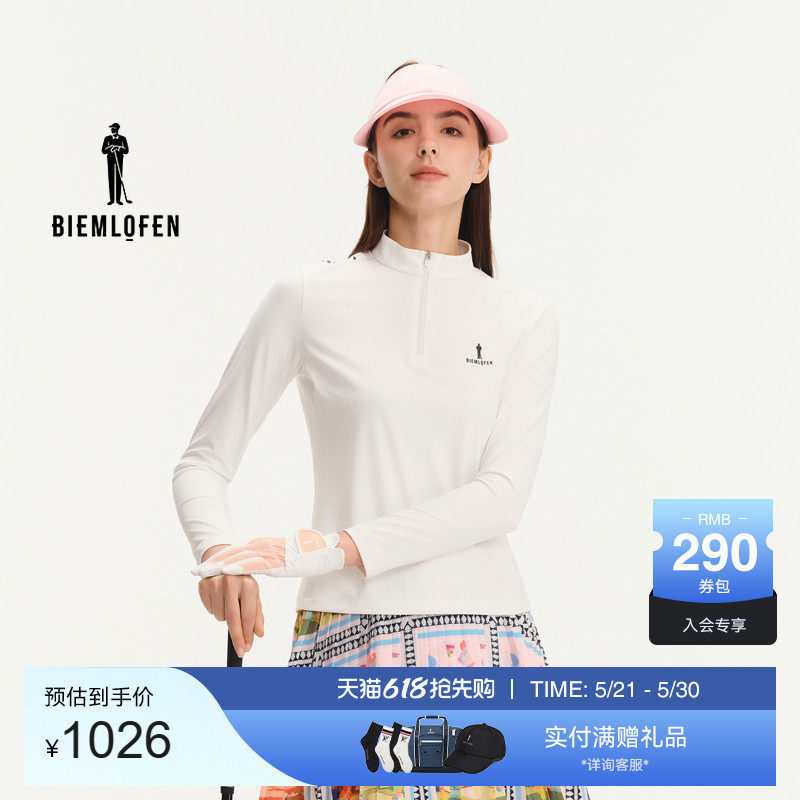 【韩国功能面料】比音勒芬高尔夫2026春季新品女运动休闲长袖T恤