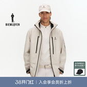 运动冲锋衣外套夹克连帽 比音勒芬高尔夫2025秋新男士 防水透湿