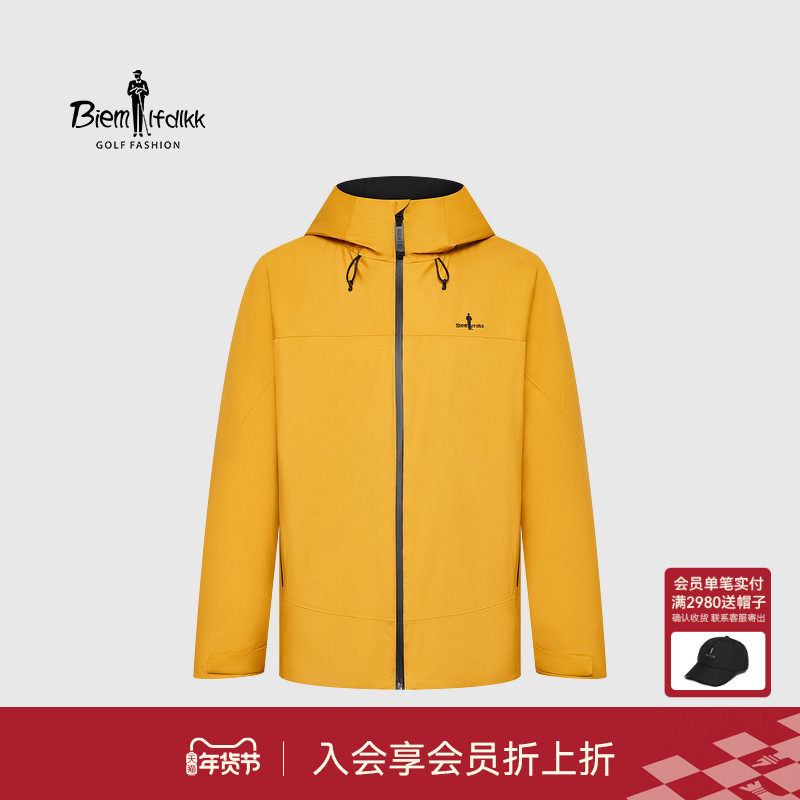 【科技功能棉】比音勒芬高尔夫秋冬男士休闲防风保暖连帽棉服外套,运动/瑜伽/健身/球迷用品,高尔夫上装,淘宝优惠券,粉丝福利购,淘宝优惠卷