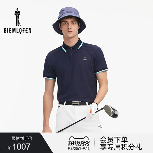 比音勒芬高尔夫2025夏新款POLO衫
