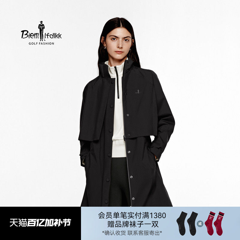 【功能防风面料】比音勒芬高尔夫秋女三合一套装时尚休闲风衣外套