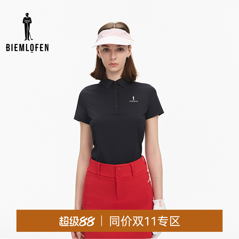 比音勒芬高尔夫多色干爽短袖POLO