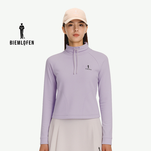 休闲堆堆领长袖 比音勒芬高尔夫2025秋新女士时尚 卫衣 轻盈保暖