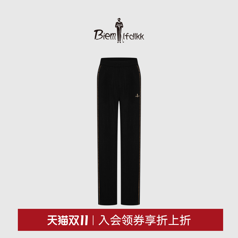 【醋酸针织面料】比音勒芬高尔夫夏季女士休闲宽松直筒休闲裤