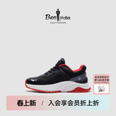 比音勒芬高尔夫秋女士撞色防滑透气轻户外运动休闲鞋 舒适减震