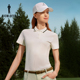 短袖 比音勒芬高尔夫夏女休闲翻领POLO衫 速干科技面料