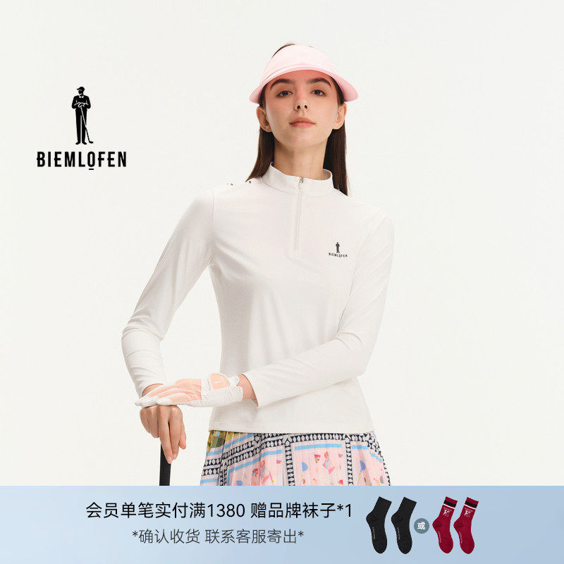 【韩国功能面料】比音勒芬高尔夫2026春季新品女运动休闲长袖T恤
