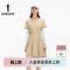 百搭休闲翻领连衣裙 比音勒芬高尔夫夏女时尚 抗UV防晒