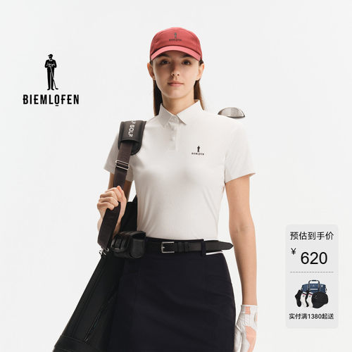 【高弹亲肤】比音勒芬高尔夫年夏季品女运动休闲短袖POLO衫