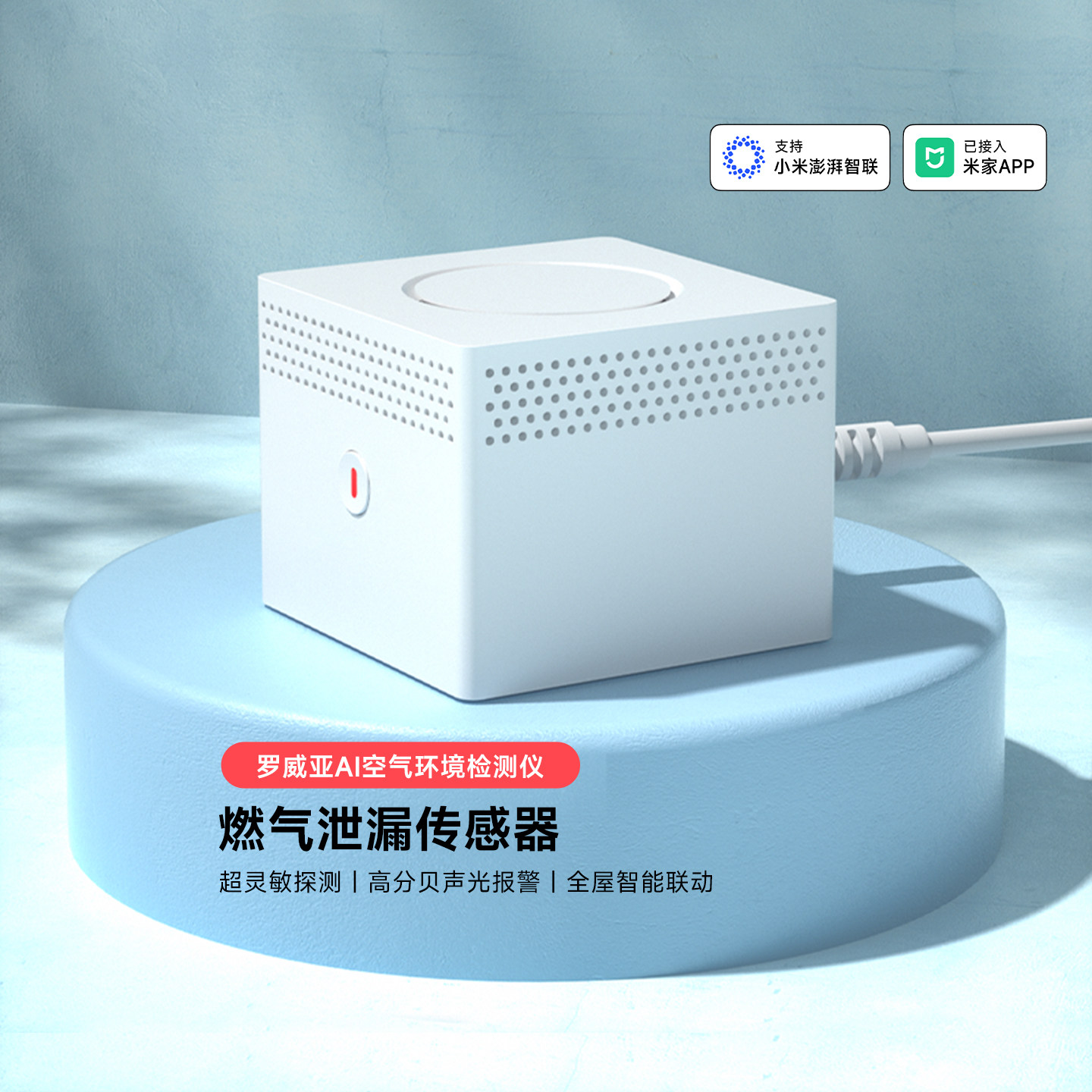 罗威亚燃气泄露传感器远程告警图片
