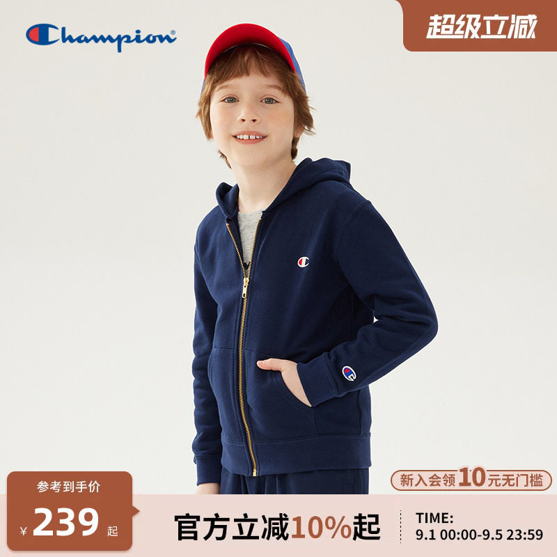 Champion冠军开衫卫衣冠军儿童图片