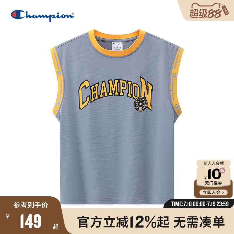 Champion冠军潮流印花弹球衣背心