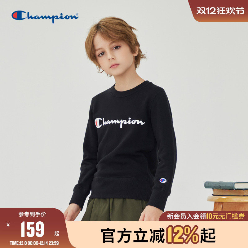 圆领卫衣champion冠军男女秋冬