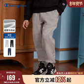 厚绒 刺绣经典 Champion冠军男女儿童装 25冬季 新款 加绒卫裤 长裤