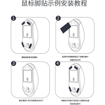 适用罗技MXmaster3脚贴