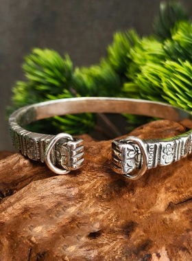 新款经典百搭复古拳头大权在握开