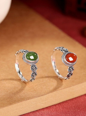 『繁花尽』戒指女款时尚个性戒指