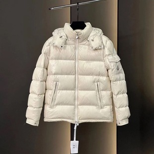 情侣加厚款 冬季 白鸭绒外套男女百搭连帽显高休闲羽绒服潮流 Was