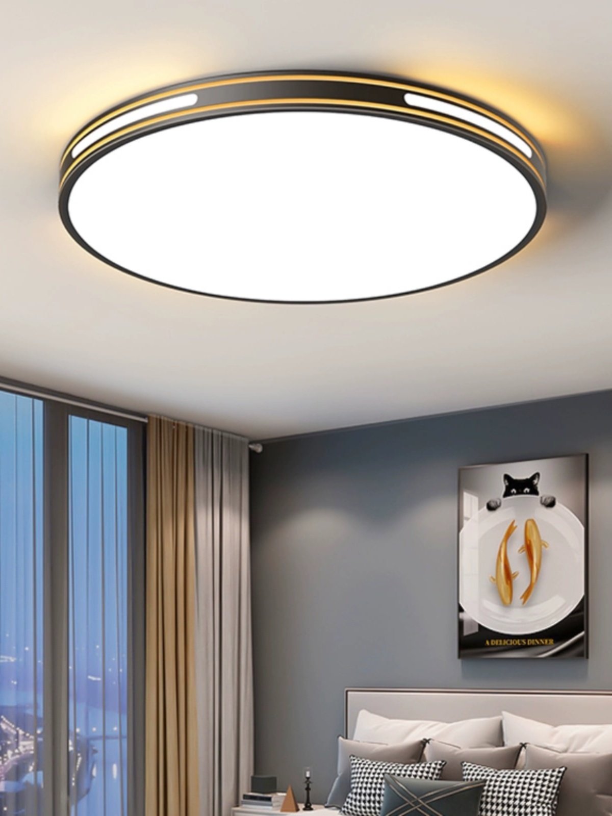 大气主客厅大厅新款长方形吸顶灯灯超亮大灯2023led灯具现代简约